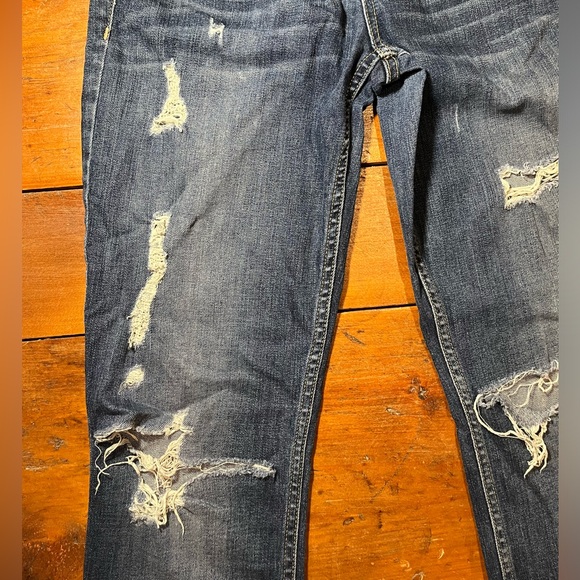 Guess Jeans Ripped Size 28 Power Skinny Low - Picture 10 of 11